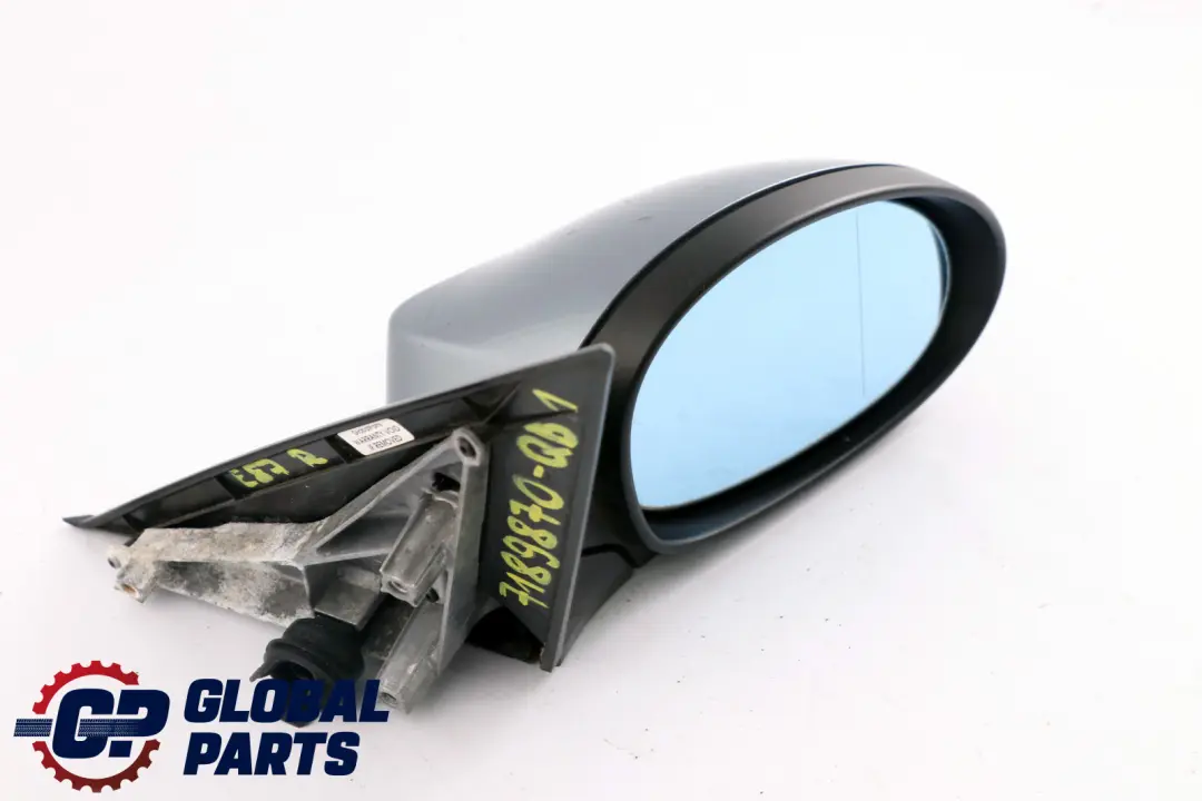 BMW 1 Series 1 E87 Power Fold Heated Right Wing Mirror O/S Quarzblau Quartz Blue