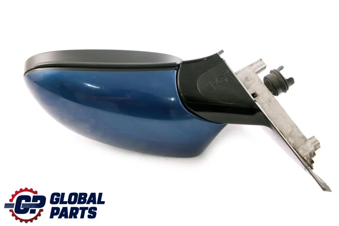 BMW 1 Series E87 Power Fold Auto Dip Left Wing Mirror N/S Le Mans Blau Blue 381