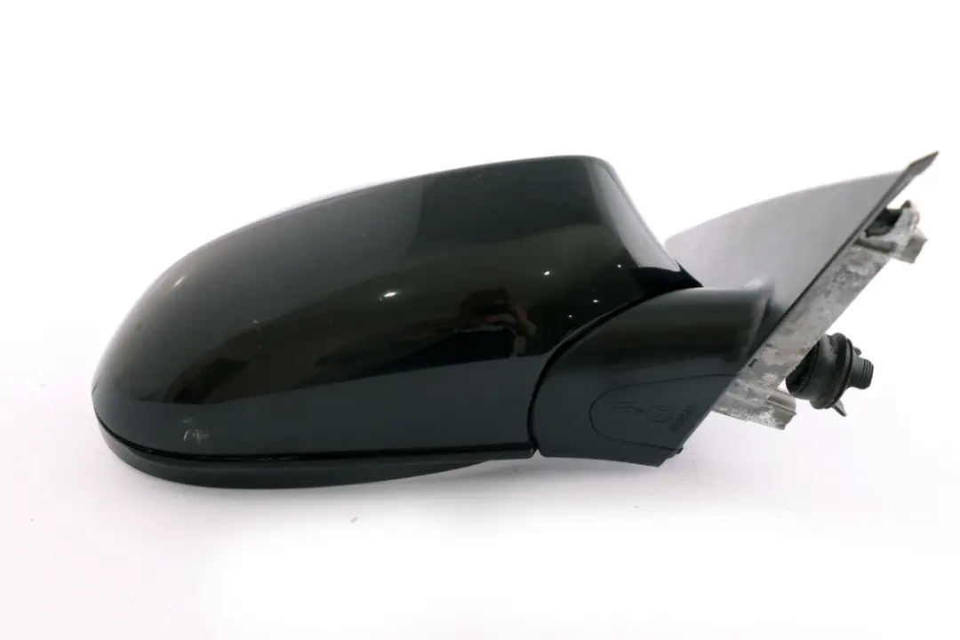 BMW 1 Series E87 Power Fold Auto Dip Right Wing Mirror O/S Black Sapphire 475