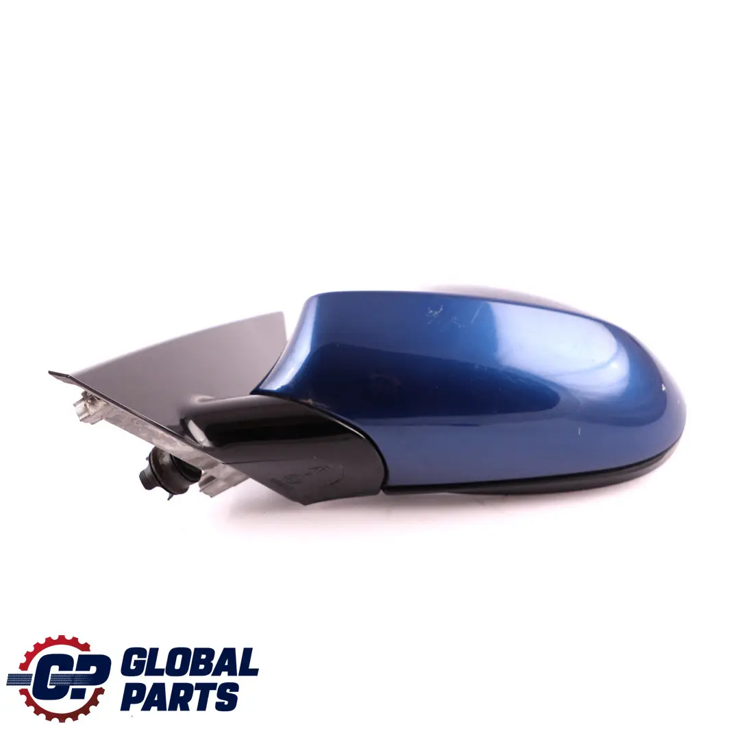 BMW 1 Series E87 Heated Left Wing Mirror N/S Shadow Line Le Mans Blau Blue 381