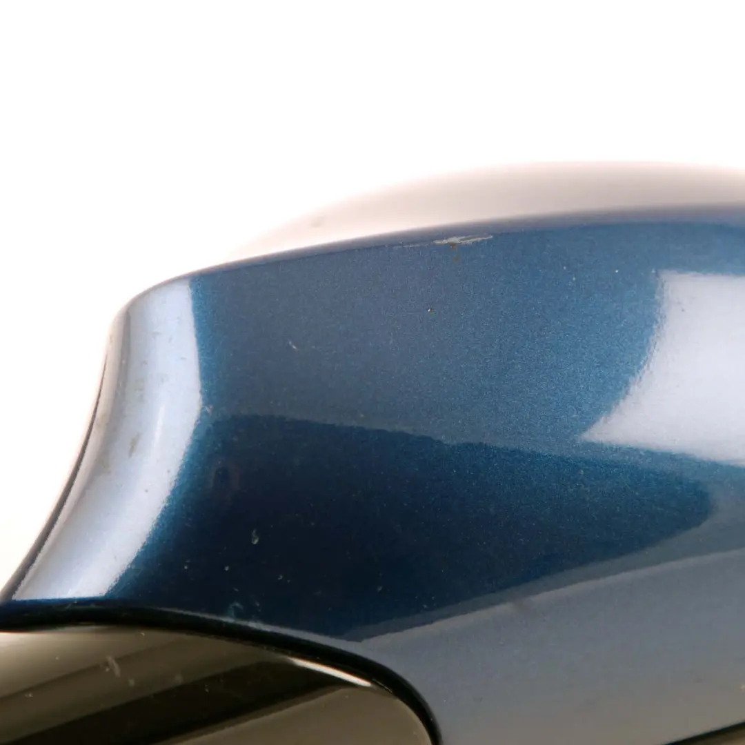 BMW 1 Series E87 M Sport Power Fold Left Wing Mirror N/S Le Mans Blau Blue 381