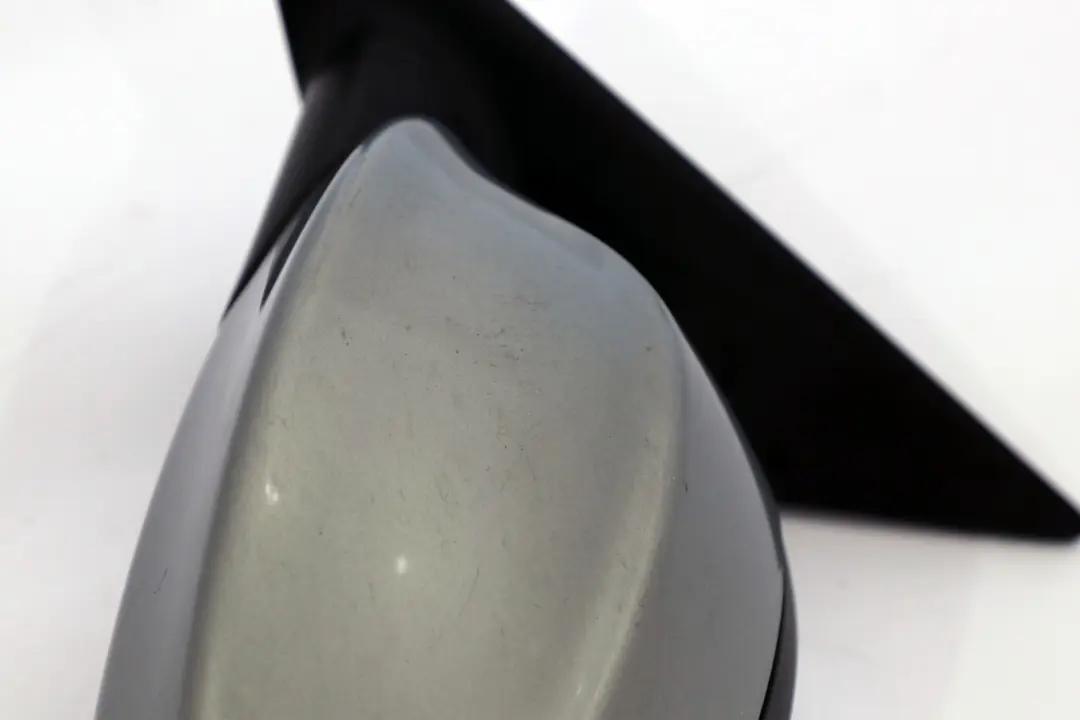 BMW 3 Series 6 E90 E91 Heated Left Passenger Wing Mirror N/S Arktis Metallic