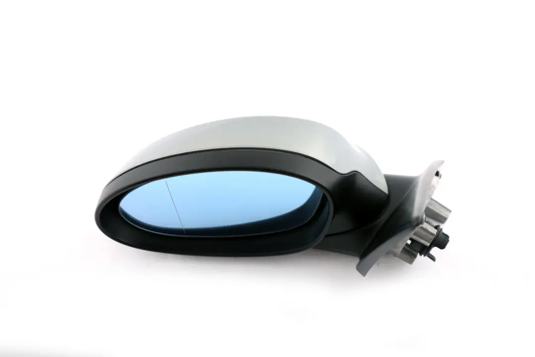 BMW 3 Series 7 E90 E91 Heated Left Passenger Wing Mirror N/S Arktis Metallic