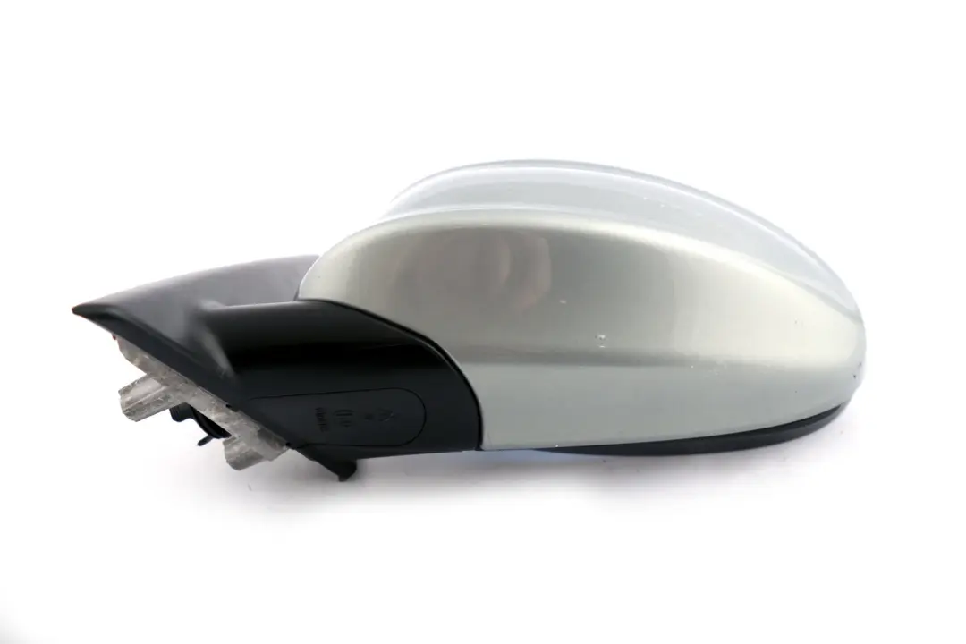 BMW 3 Series 7 E90 E91 Heated Left Passenger Wing Mirror N/S Arktis Metallic