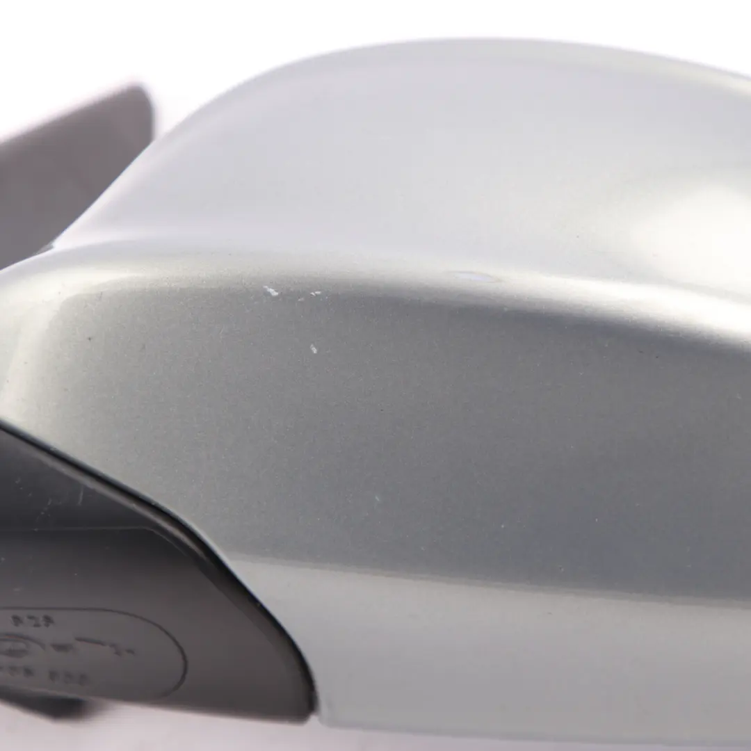 BMW 3 Series E90 E91 Heated Left Passenger Wing Mirror N/S Arktis Metallic A34