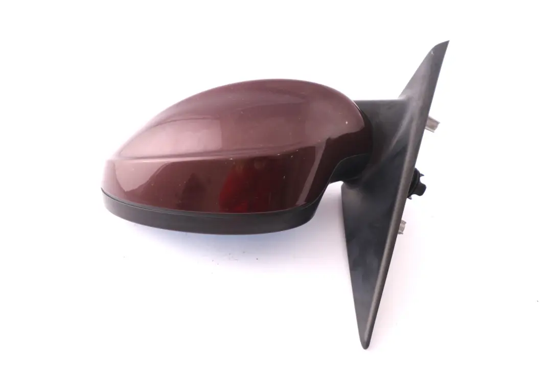 BMW 3 Series E90 E91 Heated Left Wing Mirror N/S Barberarot Metallic - A39 Red