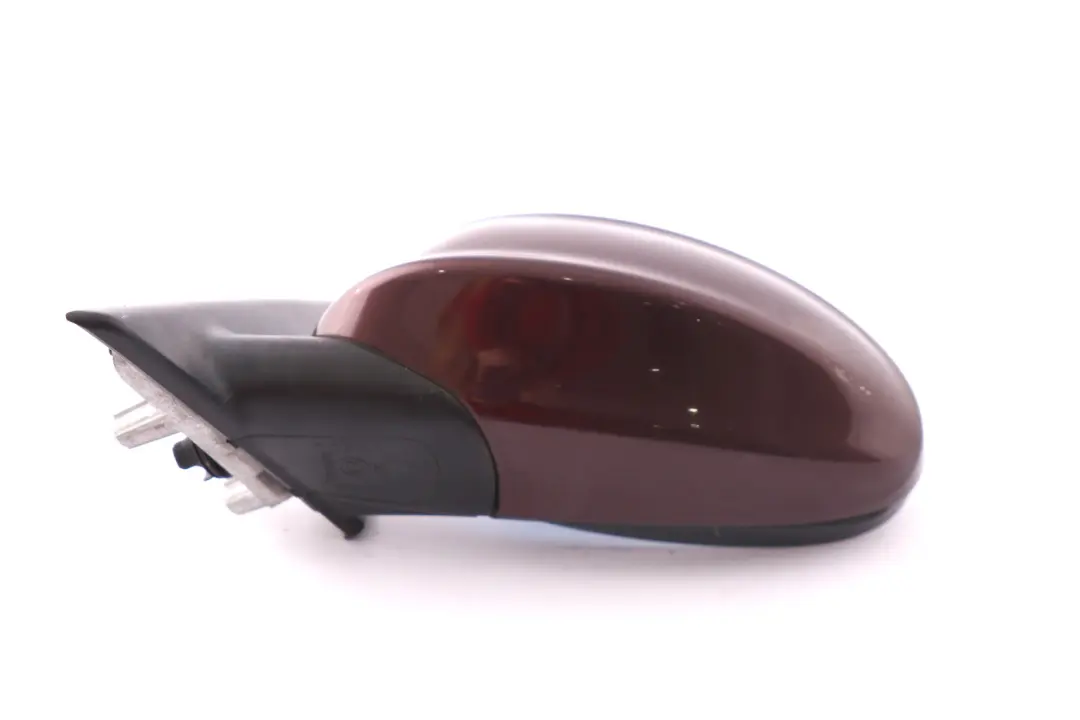 BMW 3 Series E90 E91 Heated Left Wing Mirror N/S Barberarot Metallic - A39 Red