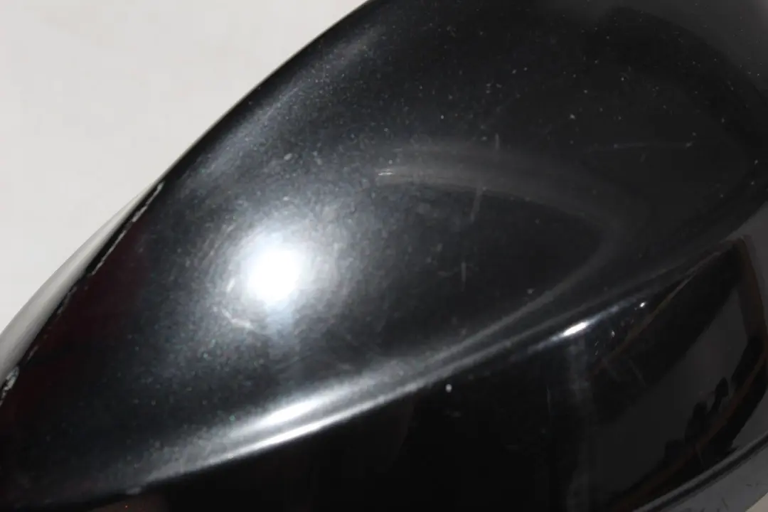 BMW 3 Series E90 E91 Heated Left Wing Mirror N/S Black Sapphire Metallic 475