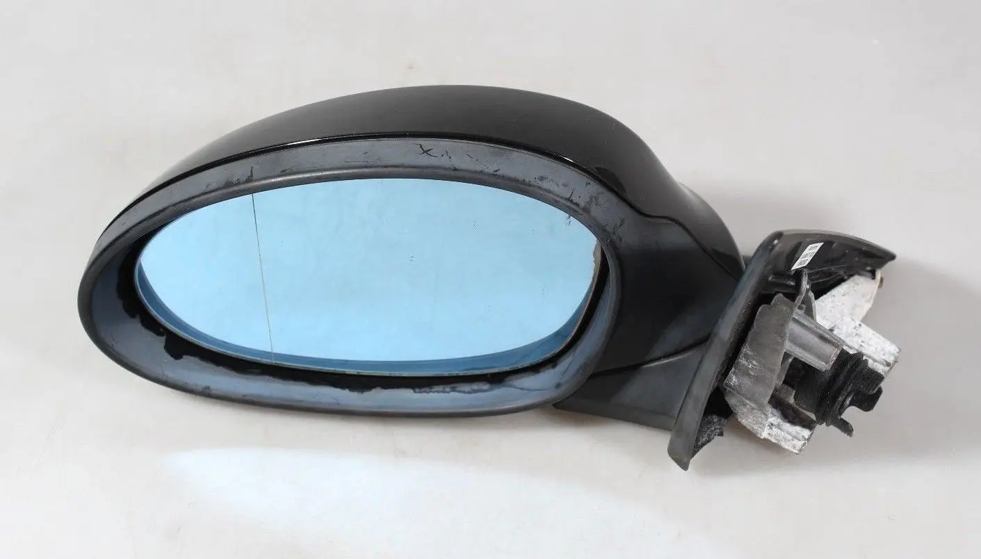 BMW 3 Series E90 E91 Heated Left Wing Mirror N/S Black Sapphire Metallic 475