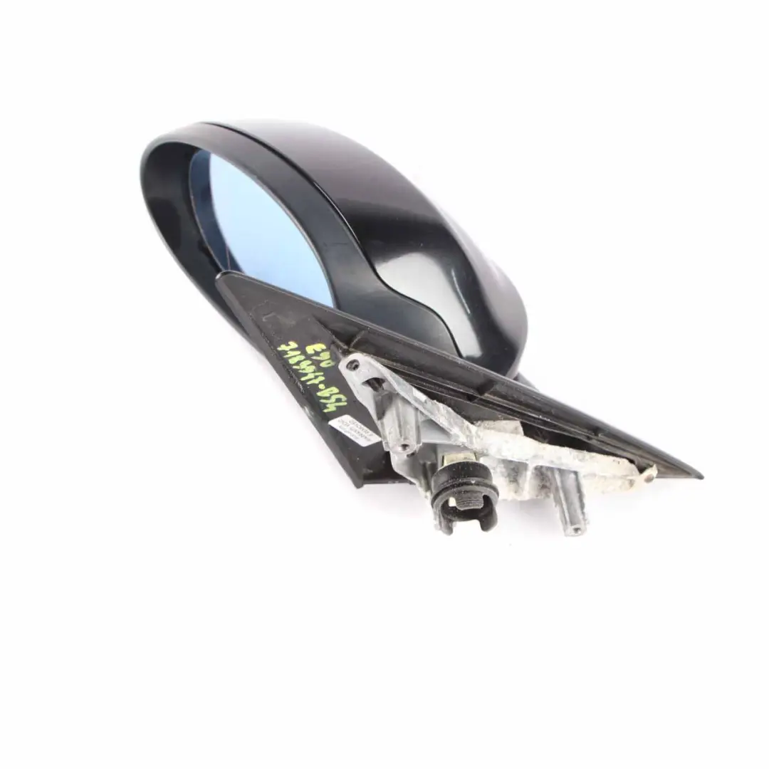 BMW 3 Series 4 E90 E91 Heated Left Wing Mirror N/S Black Sapphire Metallic 475