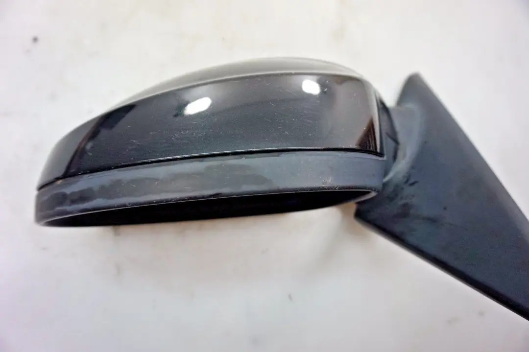 BMW 3 Series 6 E90 E91 Heated Left Wing Mirror N/S Black Sapphire Metallic 475