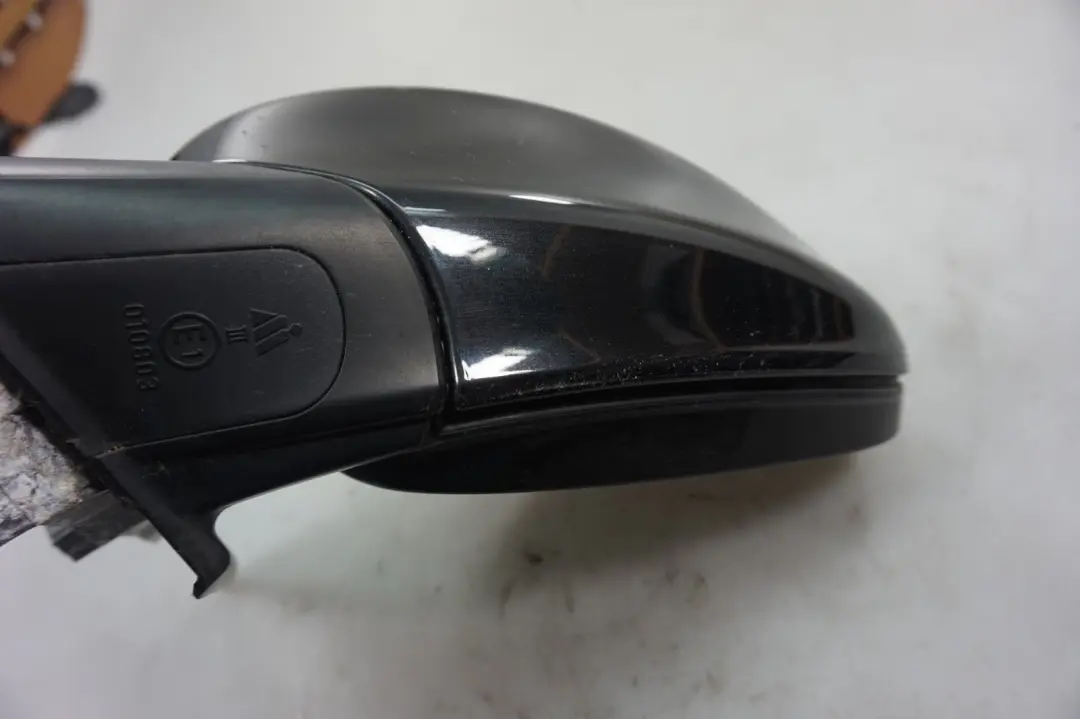 BMW 3 Series 6 E90 E91 Heated Left Wing Mirror N/S Black Sapphire Metallic 475