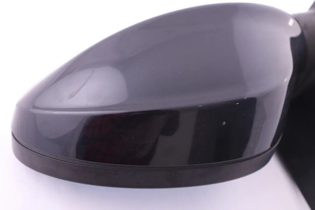 BMW 3 Series 1 E90 E91 Heated Left Passenger Wing Mirror N/S Carbonschwarz