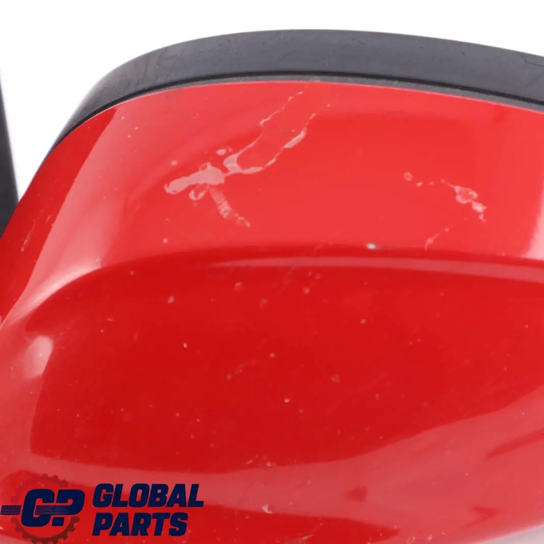 BMW 3 Series E90 E91 1 Heated Left Wing Mirror N/S Karmesinrot Crimson Red A61