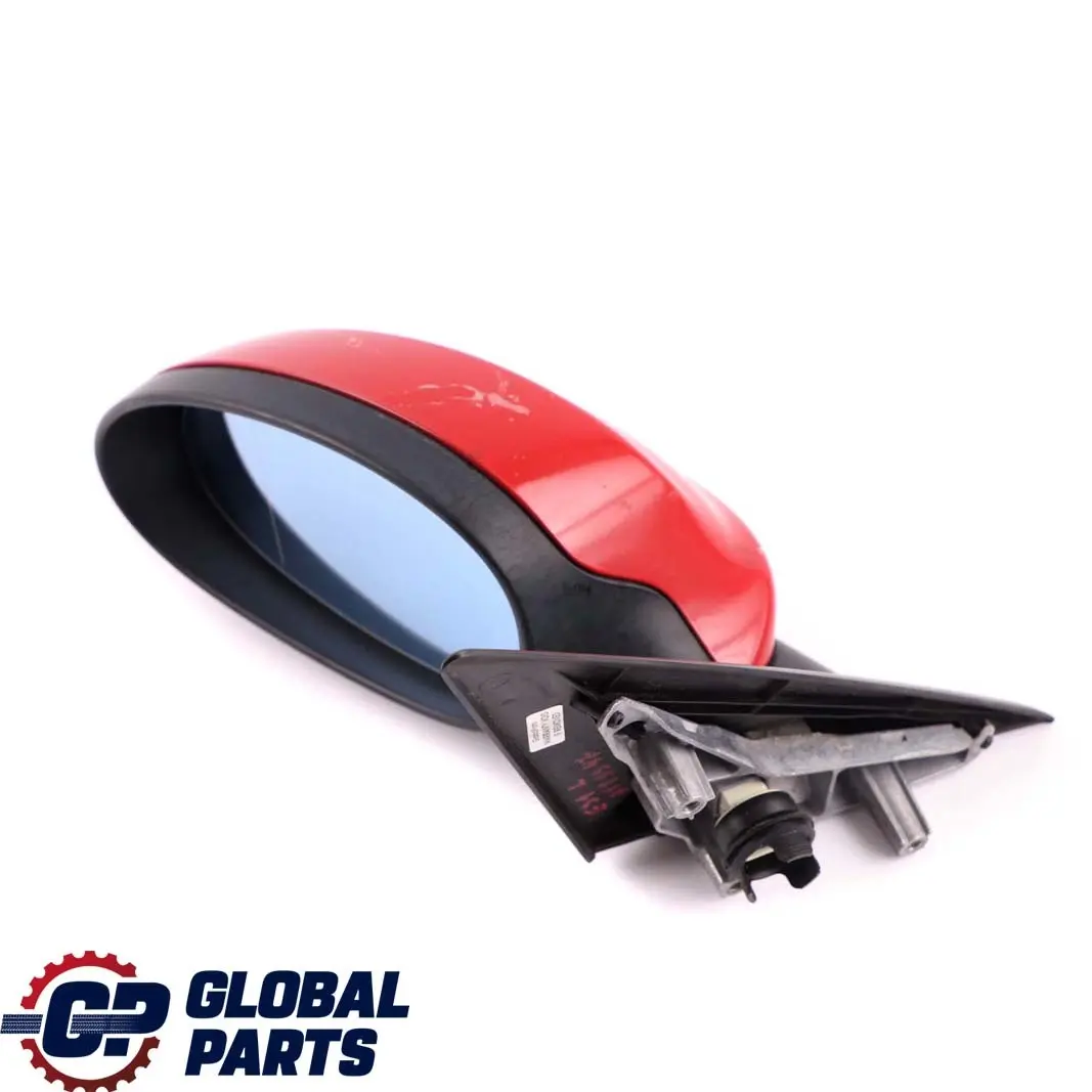 BMW 3 Series E90 E91 1 Heated Left Wing Mirror N/S Karmesinrot Crimson Red A61