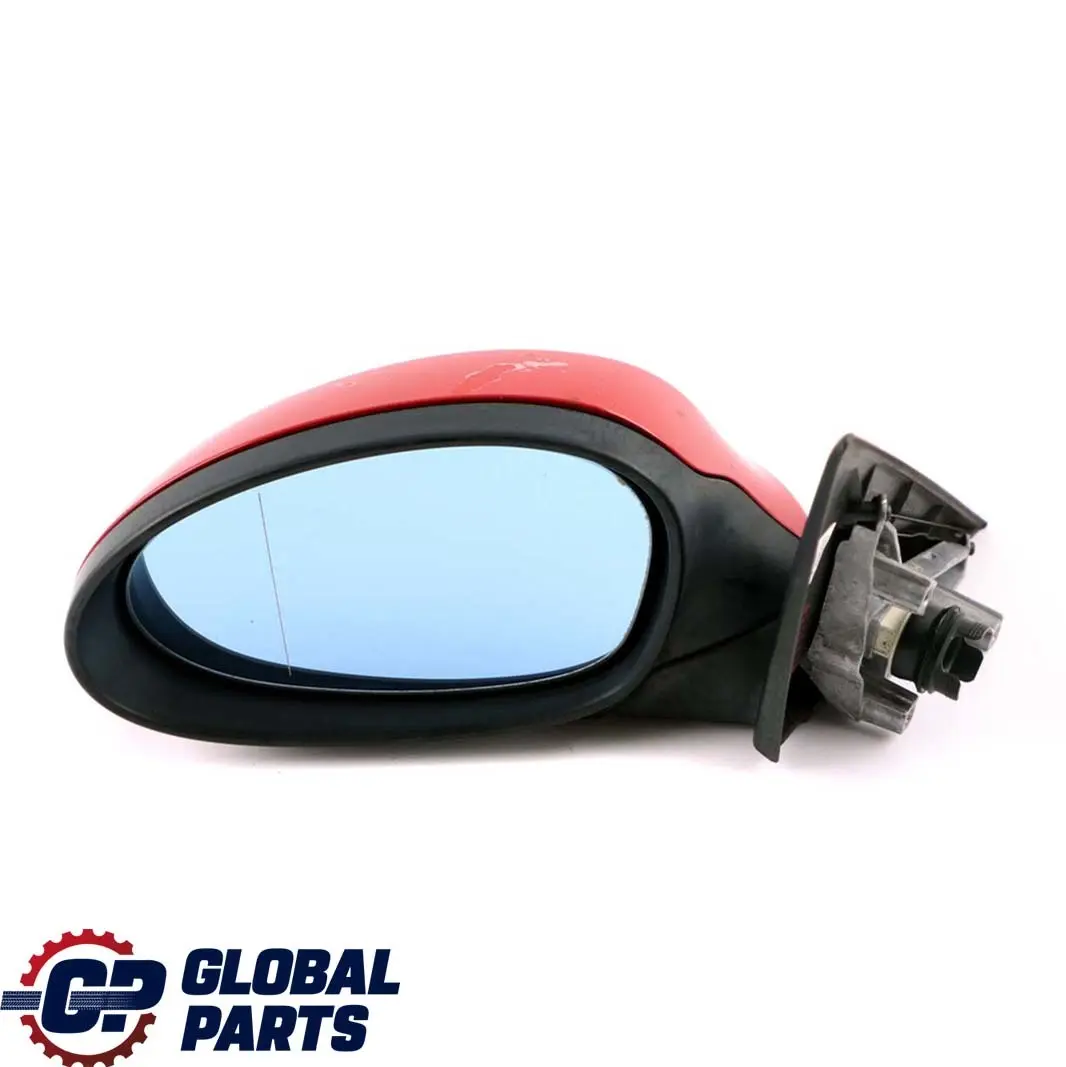 BMW 3 Series E90 E91 1 Heated Left Wing Mirror N/S Karmesinrot Crimson Red A61