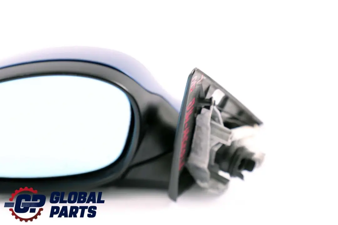 BMW 3 Series E90 E91 Heated Left Wing Mirror N/S Montegoblau Montego Blue A51