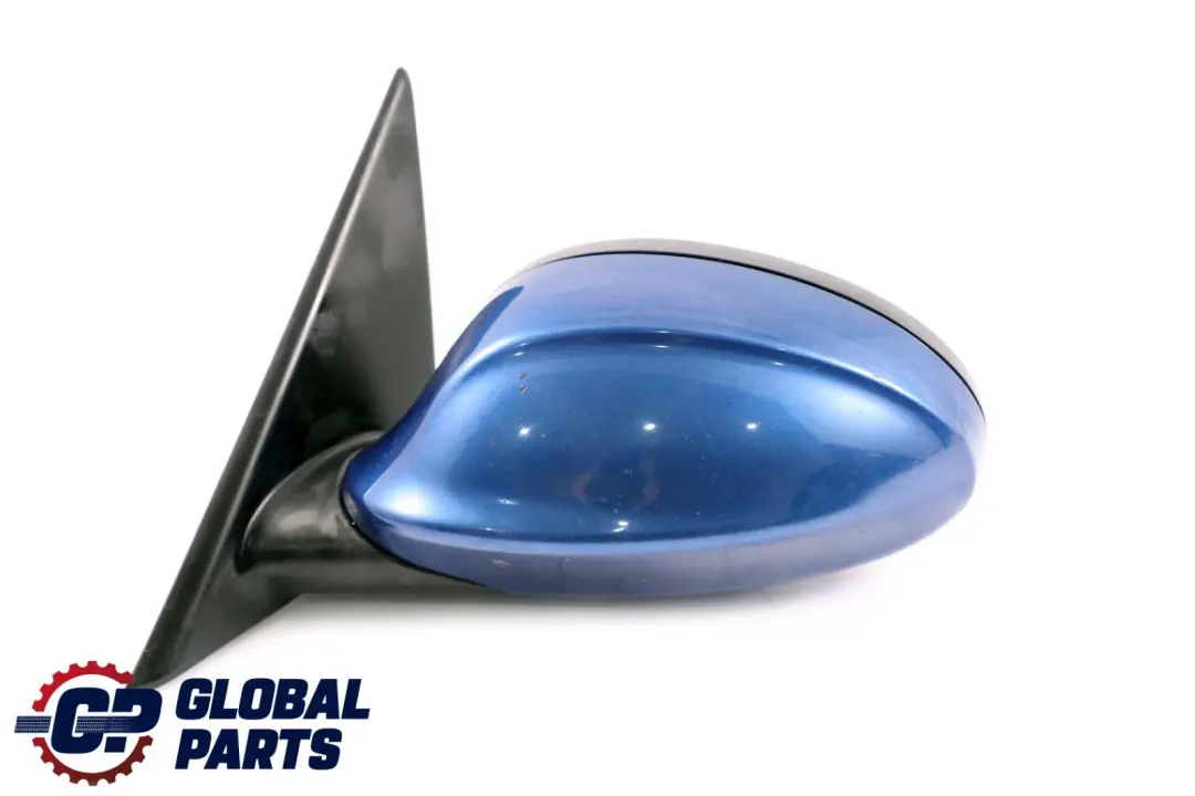 BMW 3 Series E90 E91 Heated Left Wing Mirror N/S Montegoblau Montego Blue A51