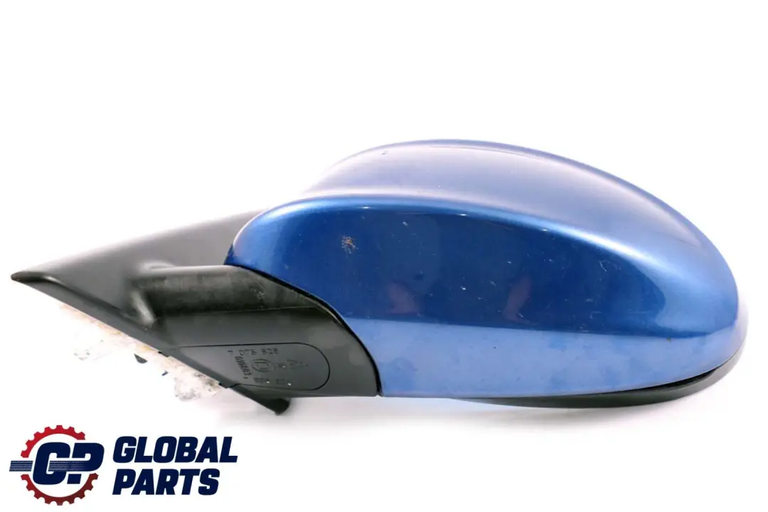 BMW 3 Series E90 E91 Heated Left Wing Mirror N/S Montegoblau Montego Blue A51