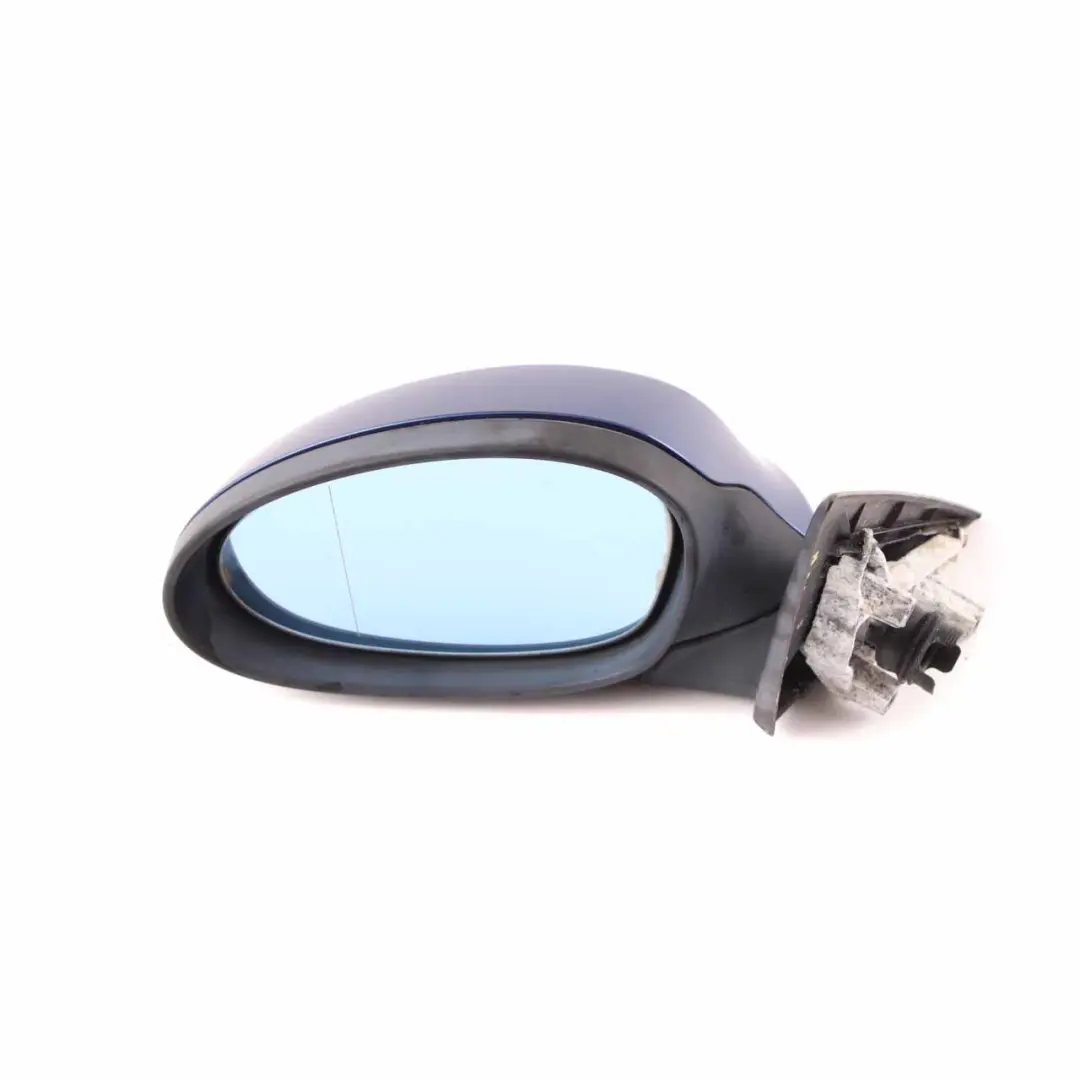 BMW 3 Series 1 E90 E91 Heated Left Wing Mirror N/S Montegoblau Montego Blue A51