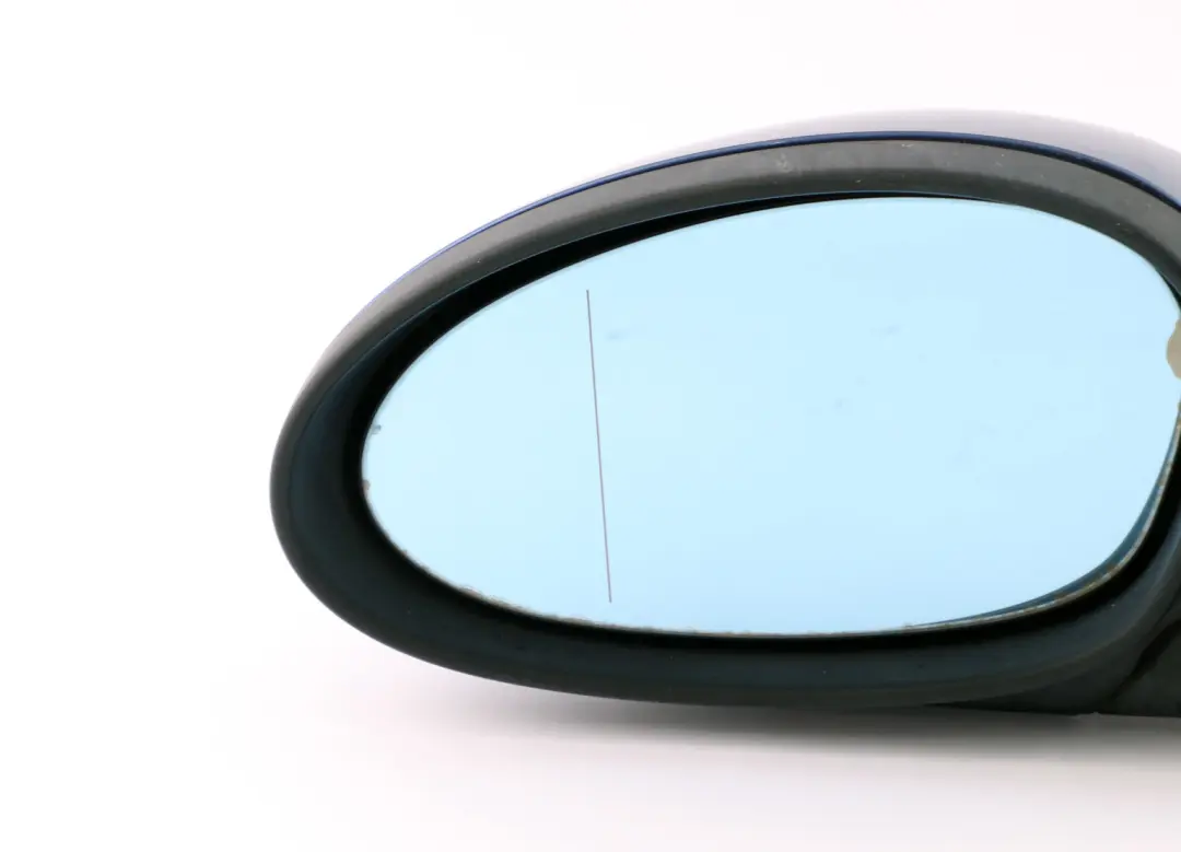 BMW 3 Series 3 E90 E91 Heated Left Wing Mirror N/S Montegoblau Montego Blue A51