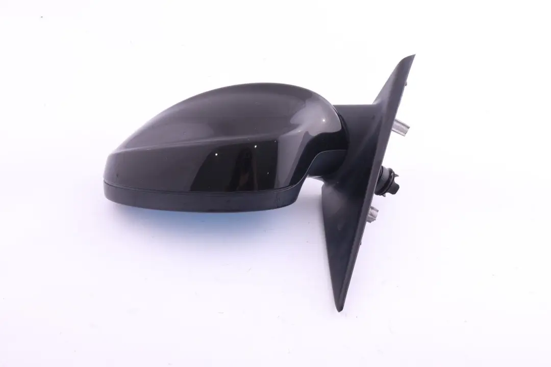 BMW 3 Series 5 E90 E91 Heated Left Wing Mirror 5 Pins N/S Schwarz 2 Black 668