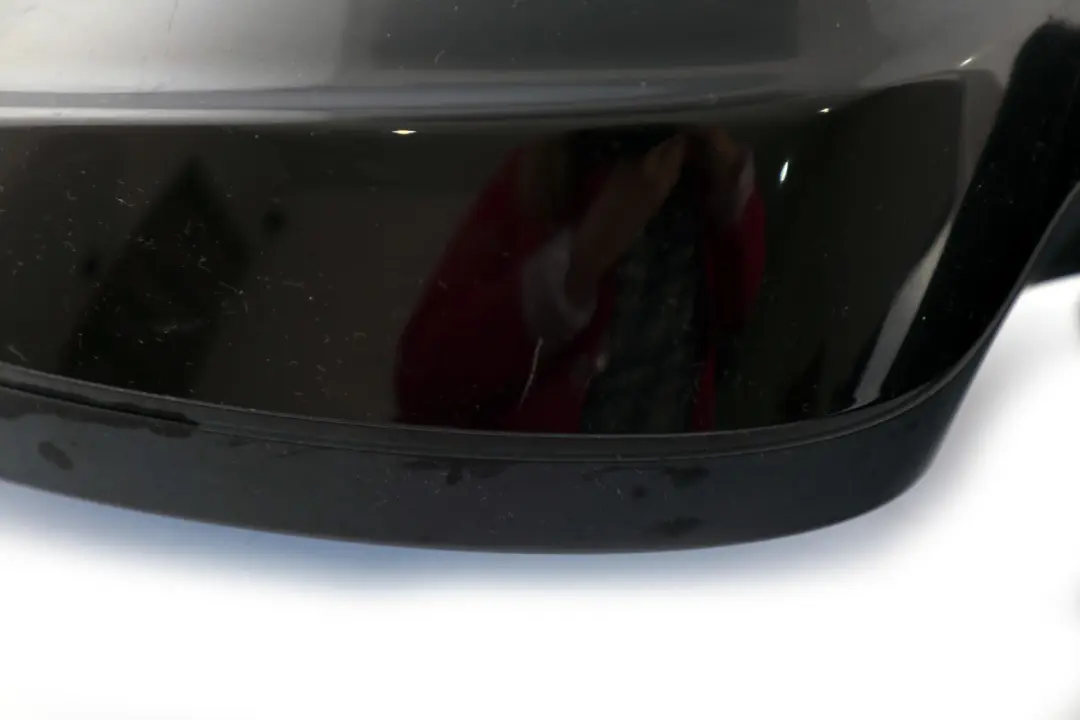 BMW 3 Series 6 E90 E91 Heated Left Wing Mirror 5 Pins N/S Schwarz 2 Black 668