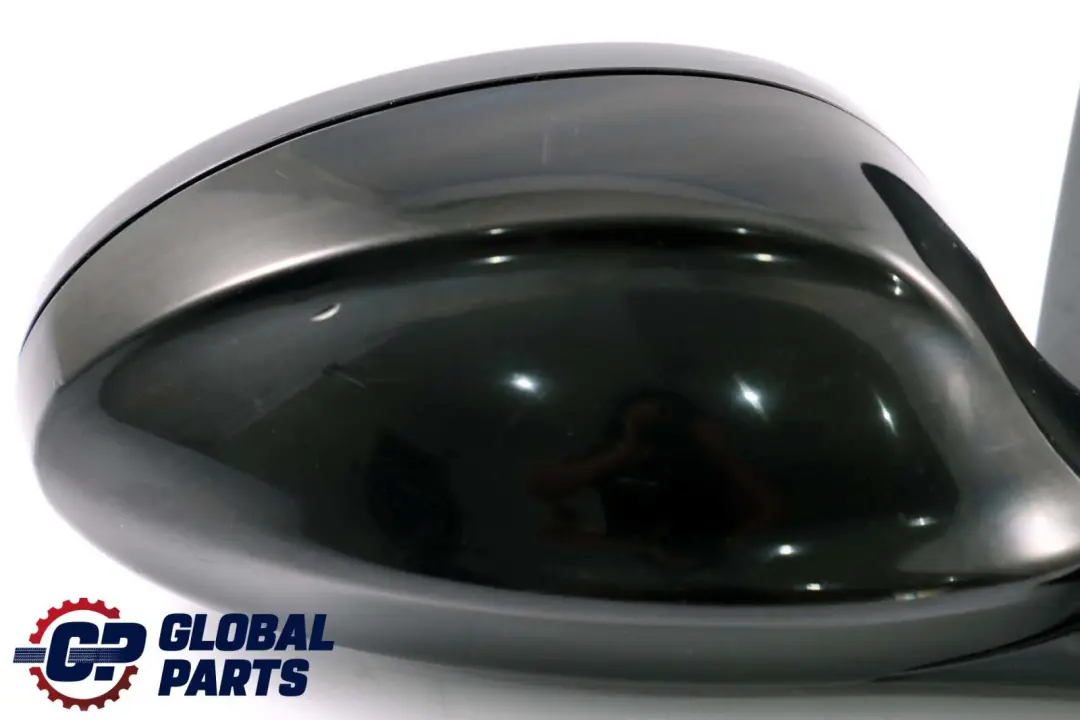 BMW 3 Series 2 E90 E91 Heated Right Wing Mirror O/S Black Sapphire Metallic 475