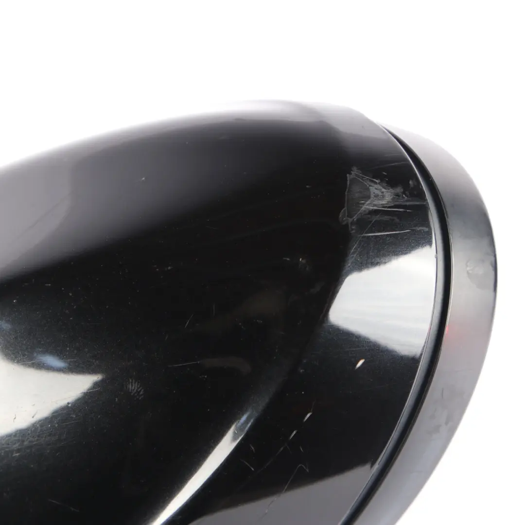 BMW 3 E90 E91 Heated Right O/S Door Wing Mirror Black Sapphire Metallic 475