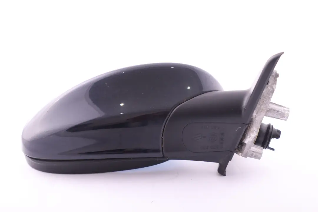 BMW 3 Series 1 E90 E91 Heated Right Driver Wing Mirror O/S Carbonschwarz