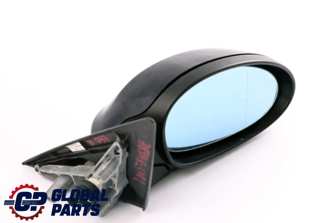 BMW 3 Series 2 E90 E91 Heated Right Driver Wing Mirror O/S Carbonschwarz Black