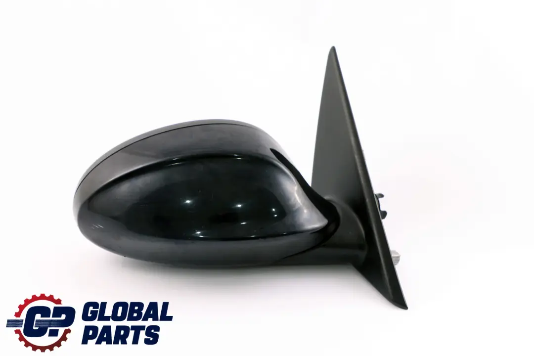 BMW 3 Series 2 E90 E91 Heated Right Driver Wing Mirror O/S Carbonschwarz Black