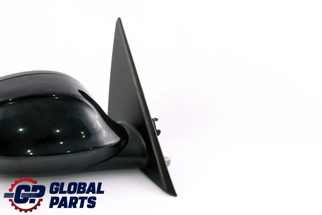 BMW 3 Series 2 E90 E91 Heated Right Driver Wing Mirror O/S Carbonschwarz Black