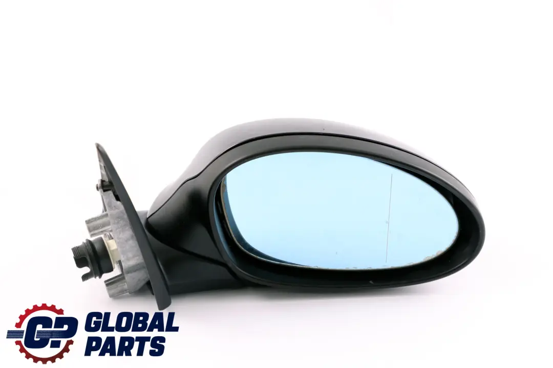 BMW 3 Series 2 E90 E91 Heated Right Driver Wing Mirror O/S Carbonschwarz Black