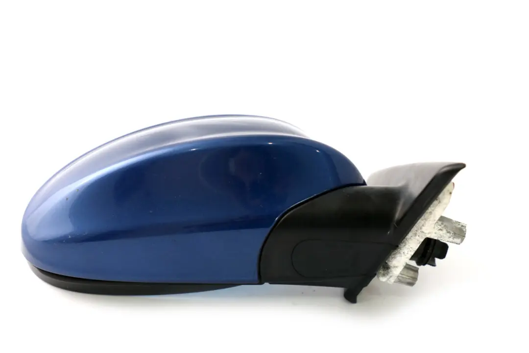 BMW 3 Series 3 E90 E91 Heated Right Wing Mirror O/S Montegoblau Montego Blue