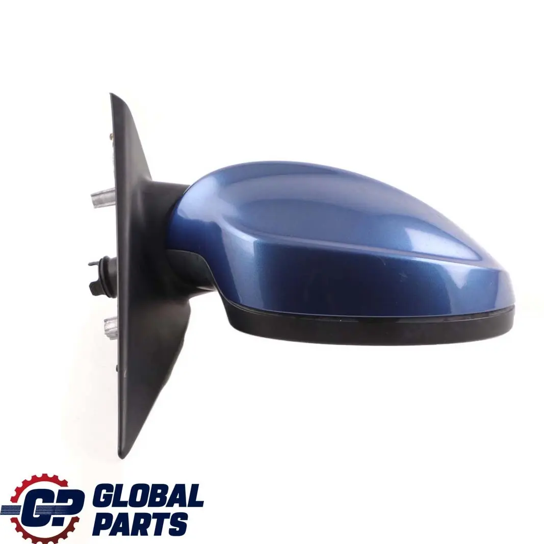 BMW 3 Series 4 E90 E91 Heated Right Wing Mirror O/S Montegoblau Montego Blue