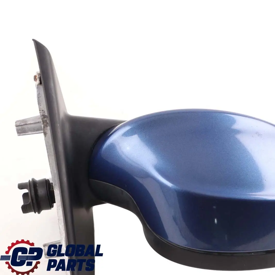 BMW 3 Series 4 E90 E91 Heated Right Wing Mirror O/S Montegoblau Montego Blue