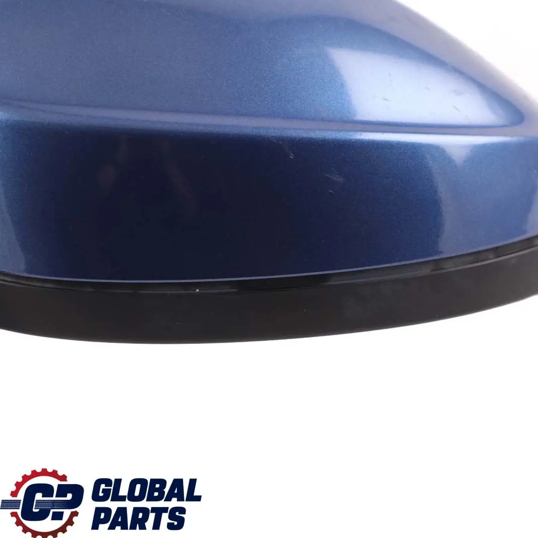 BMW 3 Series 4 E90 E91 Heated Right Wing Mirror O/S Montegoblau Montego Blue