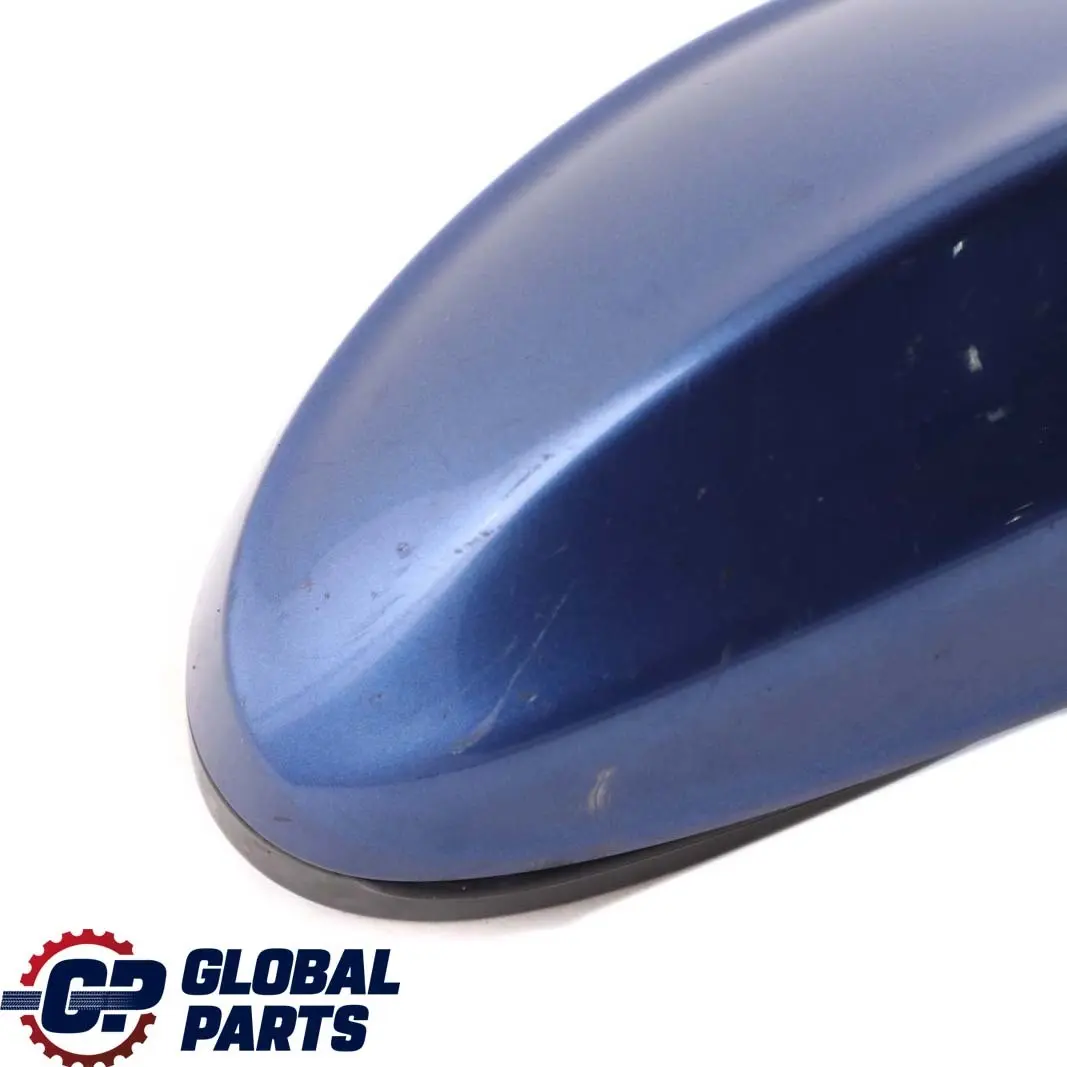 BMW 3 Series 4 E90 E91 Heated Right Wing Mirror O/S Montegoblau Montego Blue