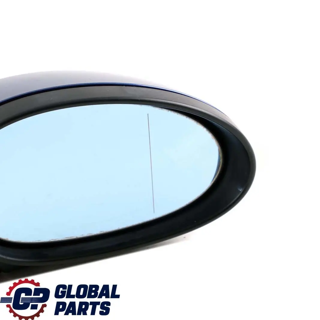 BMW 3 Series 4 E90 E91 Heated Right Wing Mirror O/S Montegoblau Montego Blue