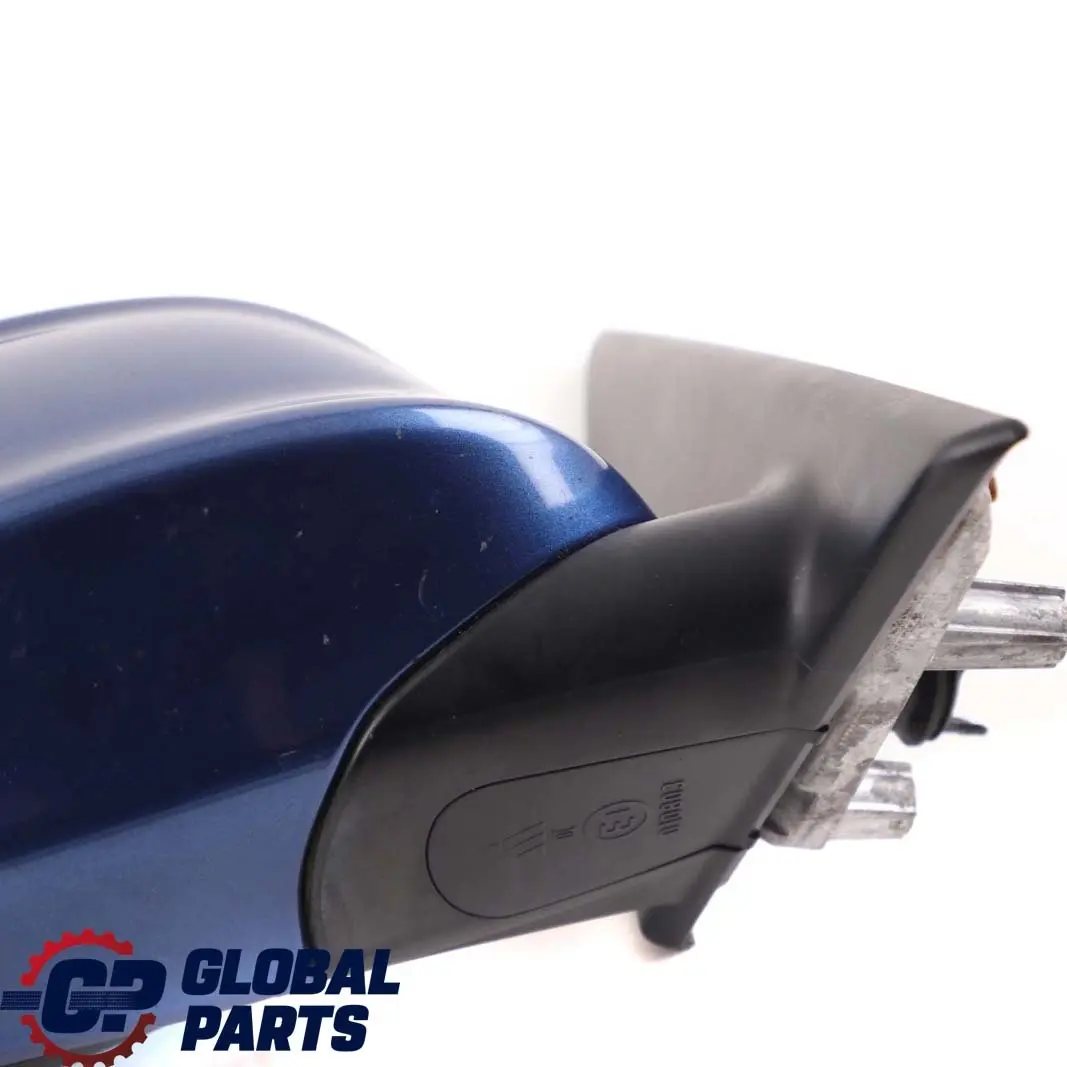 BMW 3 Series 4 E90 E91 Heated Right Wing Mirror O/S Montegoblau Montego Blue