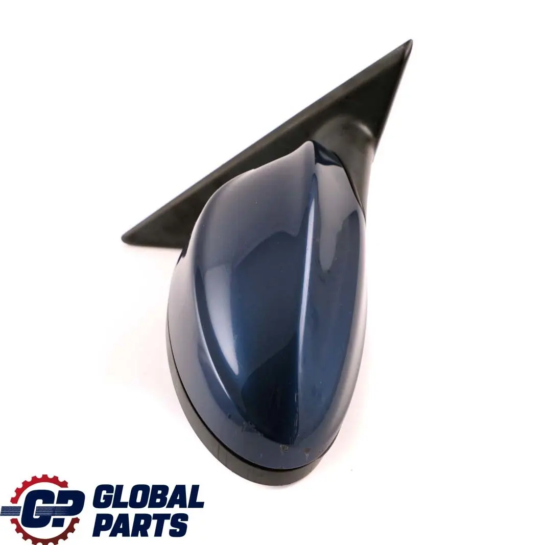 BMW 3 Series 1 E90 E91 Heated Right Driver Wing Mirror O/S Mysticblau Blue A07