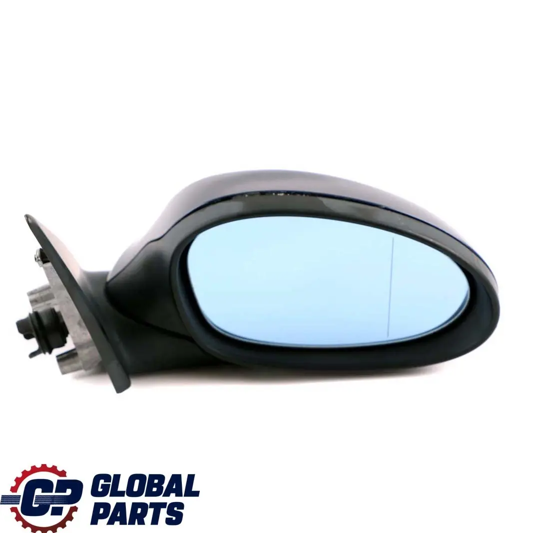 BMW 3 Series 1 E90 E91 Heated Right Driver Wing Mirror O/S Mysticblau Blue A07