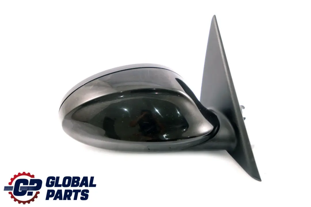 BMW 3 Series 1 E90 E91 Heated Outside Right Wing Mirror O/S Schwarz 2 Black 668