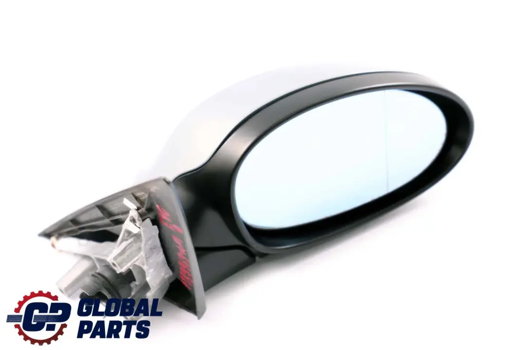 BMW 3 Series 2 E90 E91 Power Fold Heated Wing Mirror Right O/S Arktis Metallic