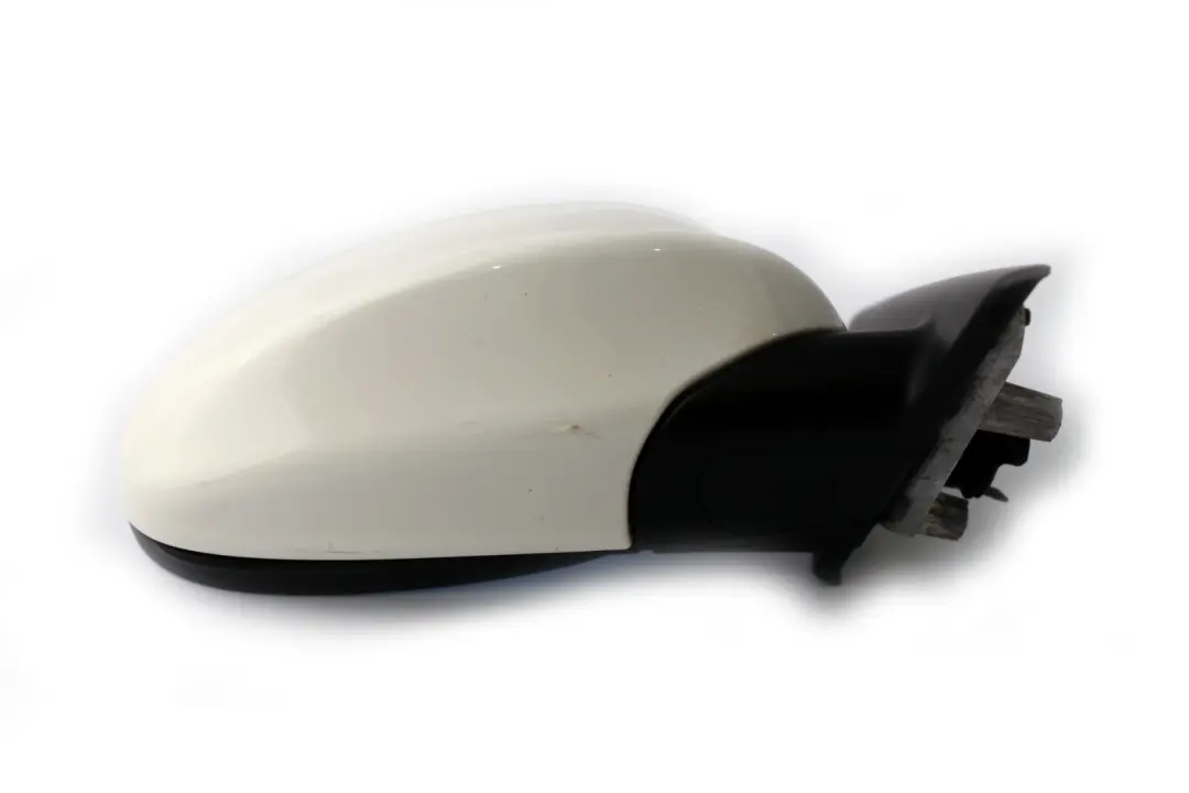 BMW 3 Series E90 E91 Power Fold Heated Wing Mirror Right O/S Alpinweiss White