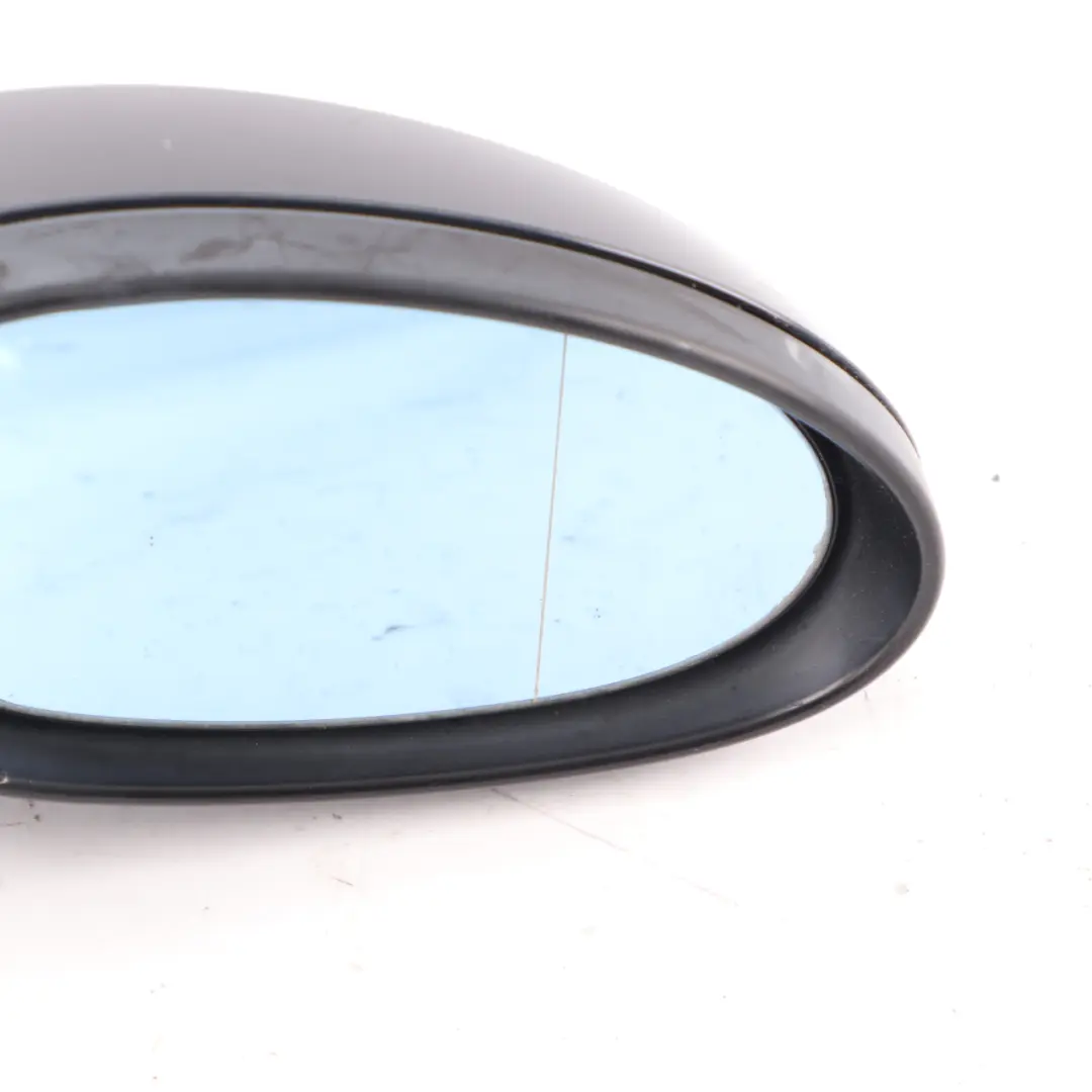 BMW E90 E91 Power Fold Heated Wing Mirror Right O/S Monacoblau Blue A35