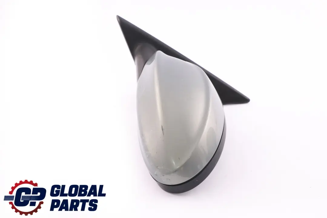 BMW 3 Series E90 E91 Power Fold Auto Dip Left Wing Mirror N/S Arktis Metallic