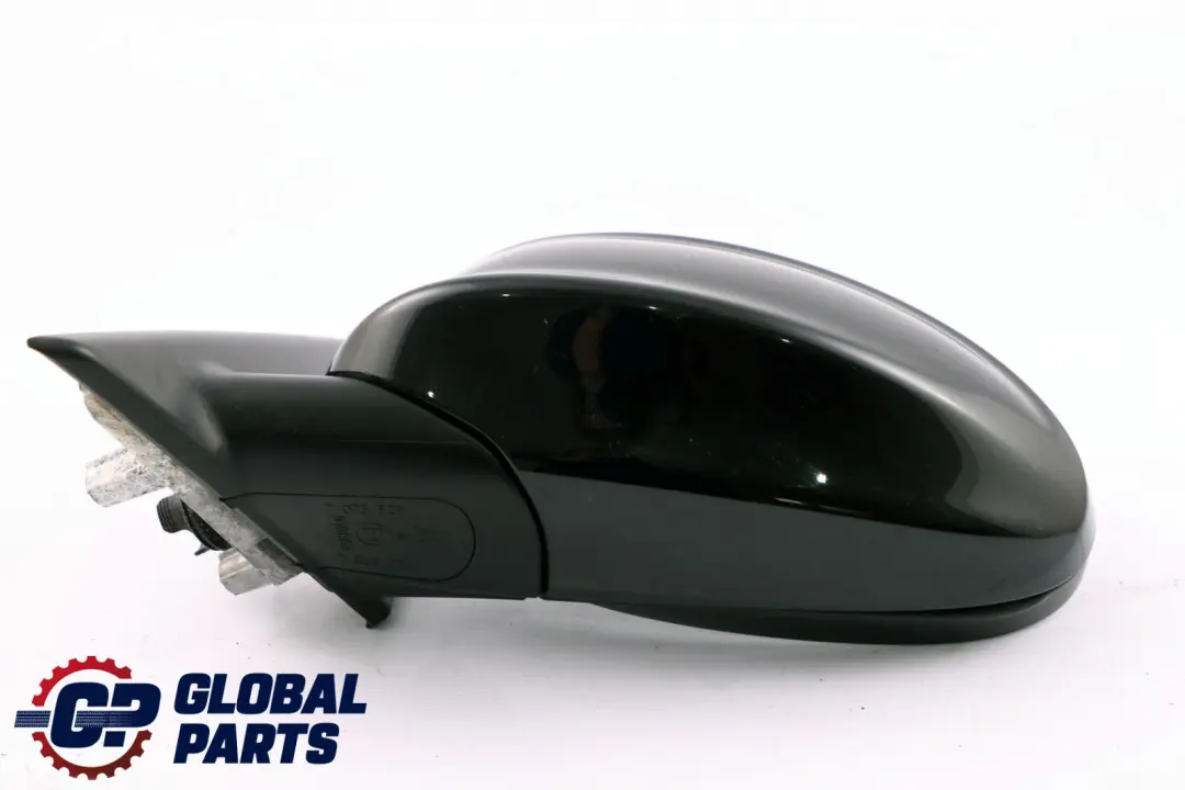 BMW 3 Series 1 E90 E91 Power Fold Auto Dip Left Wing Mirror N/S Black Sapphire