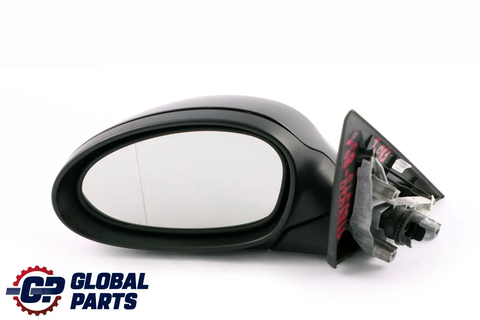 BMW 3 Series 1 E90 E91 Power Fold Auto Dip Left Wing Mirror N/S Black Sapphire